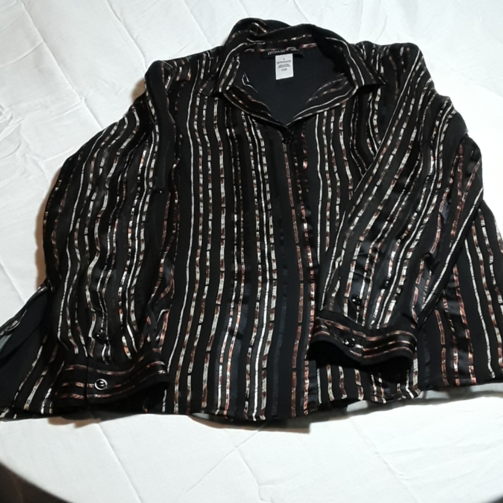 Ladies thin long sleeve dress shirt jones ny